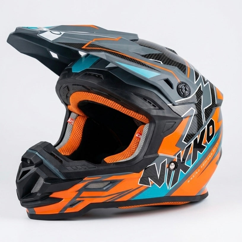 Nikko MX Lightweight Helmet | N603 | KTM Theme