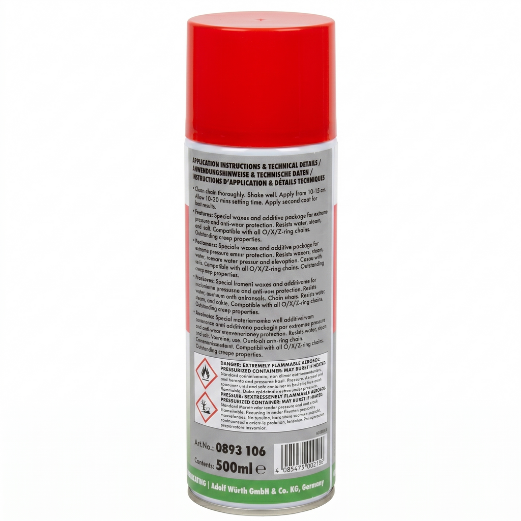 Wuerth Chain Lubricant - 500ml