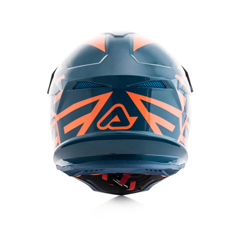 Acerbis Profile 4 Motocross Helmet | Orange Blue