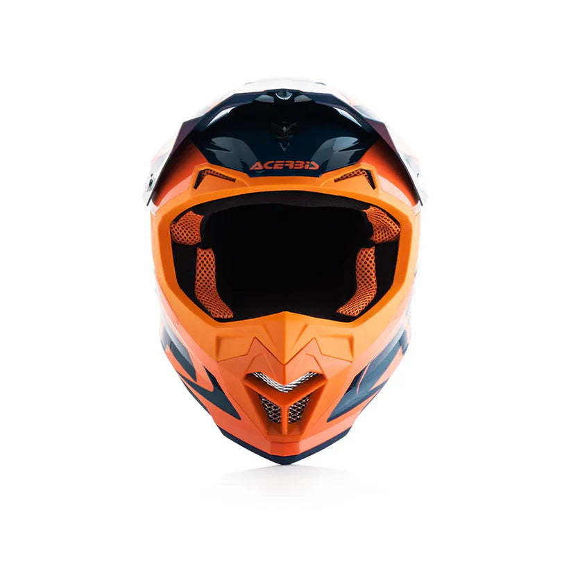 Acerbis Profile 4 Motocross Helmet | Orange Blue