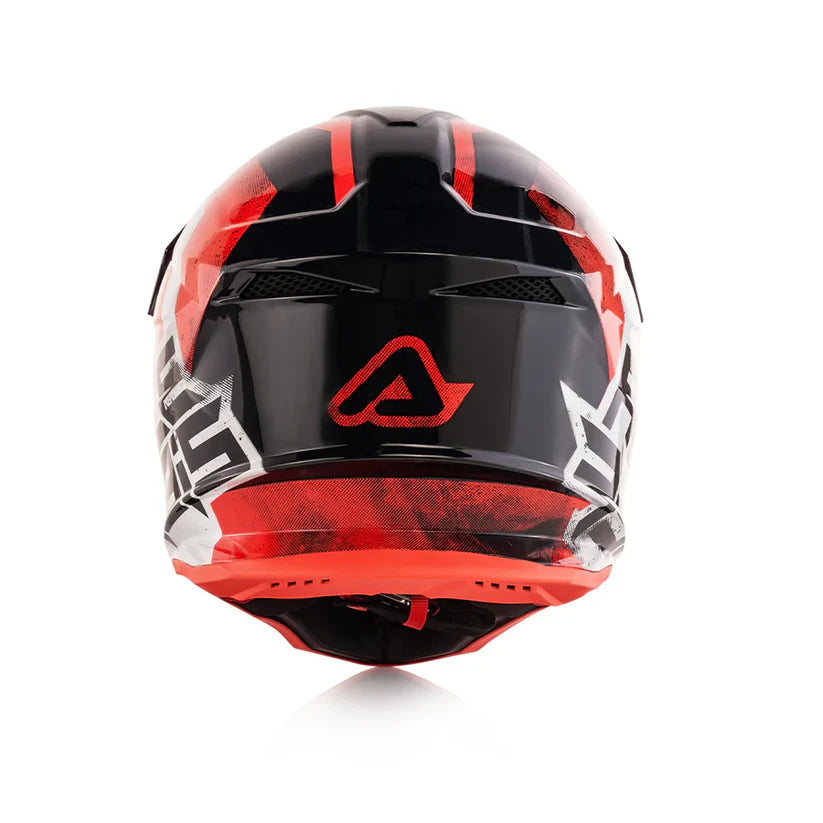 Acerbis Profile 4 Motocross Helmet | Red White (Gloss)