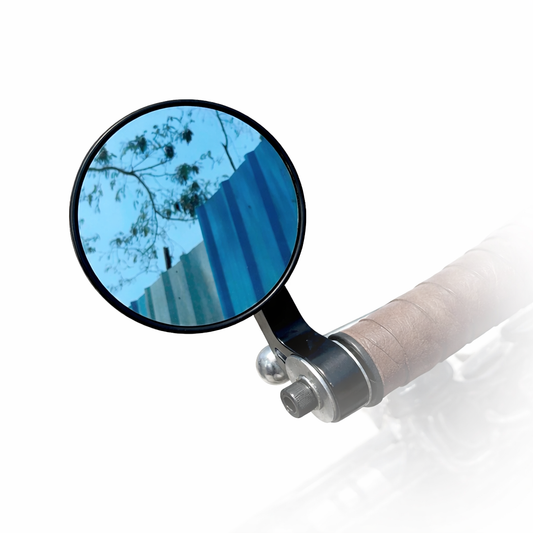 Round Bar End Mirrors | Antiglare | Convex