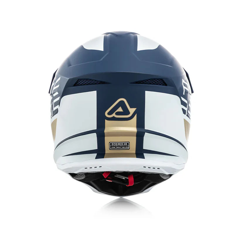 Acerbis Profile 4 Motocross Helmet | Blue White