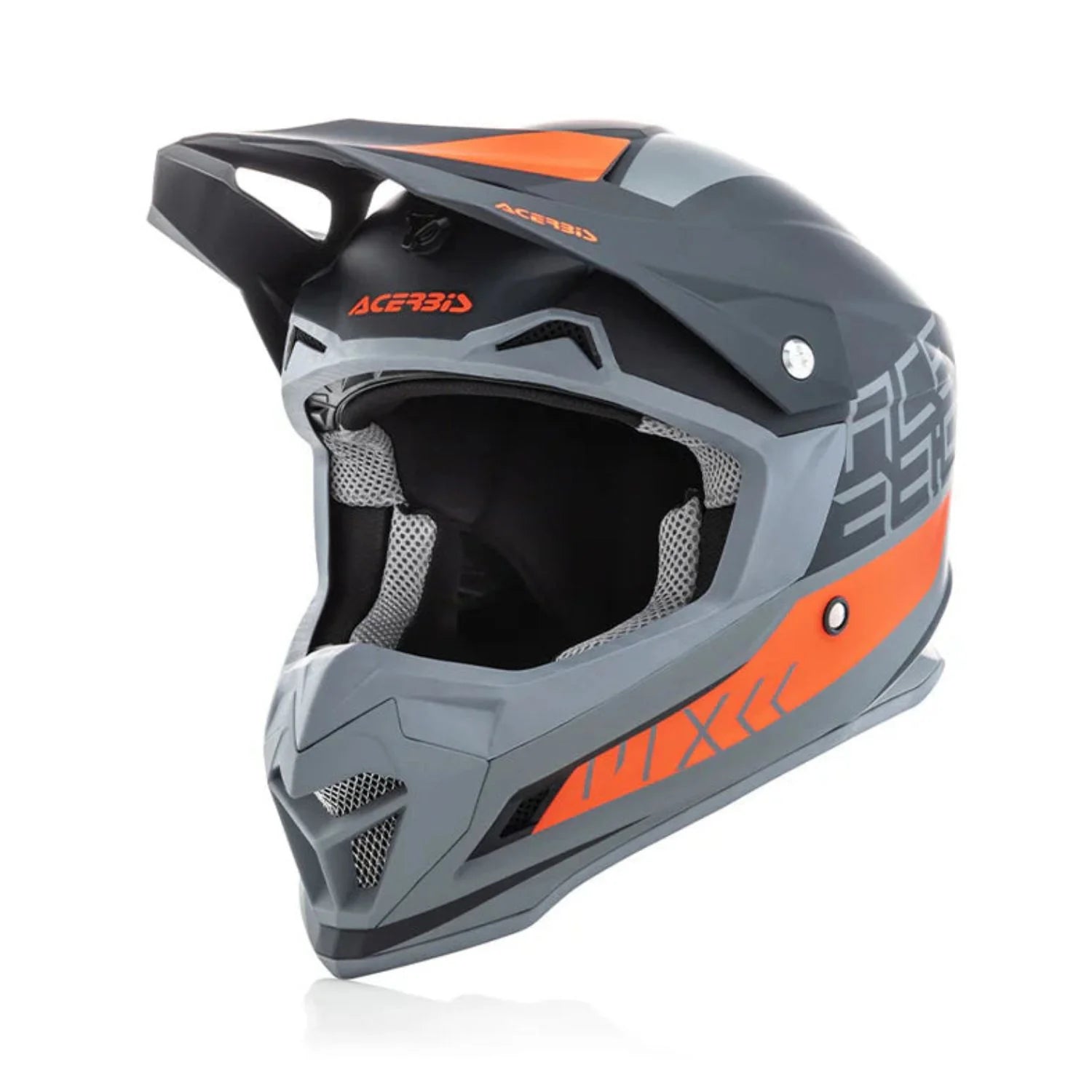 Acerbis Profile 4 Motocross Helmet | Grey Orange
