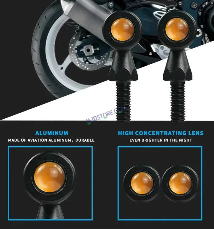 HJG Turn Signal Lights (Flasher Relay Included)